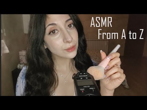 ENGLISH ASMR | From A to Z Trigger Words 🌸