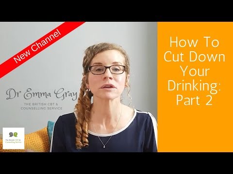 How To Cut Down Your Drinking - Part 2