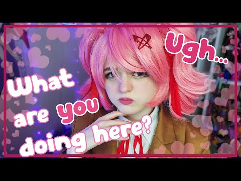 【ASMR】Awkward tsundere tries to comfort you (Personal attention) ┃ Natsuki DDLC Rp