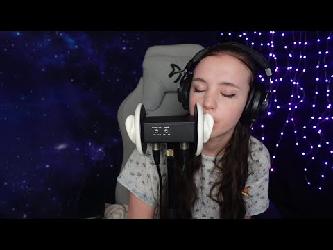 ASMR - Ear massage, mouth sounds and breathing - Intense ASMR triggers to help you sleep