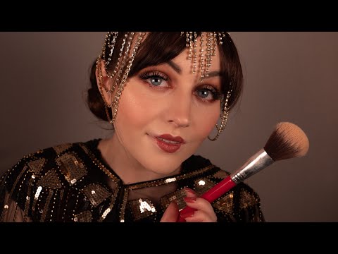 [ASMR] Doing Your 1920's Party Makeup (4K)