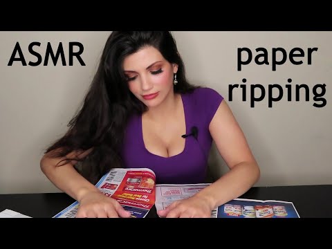 ASMR | 📃 Paper Ripping 📃 request ~ no talking (mostly)
