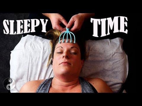 Tingly Real Person ASMR Head & Scalp Massage For Divine Sleep [British Male Whispering]