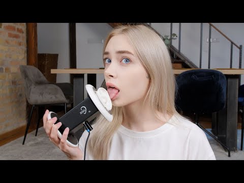 ASMR Only Earlicking💓Intensive Licking & Eating💖Ear Licking Insomnia Treatment😴*use headphones*