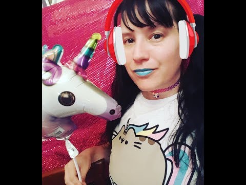 ❤️💛💚💙💜 Asmr Unicorn themed Live Stream! 22:30 gmt - Let the Minx give you Tingles! Lots of TAPPING!