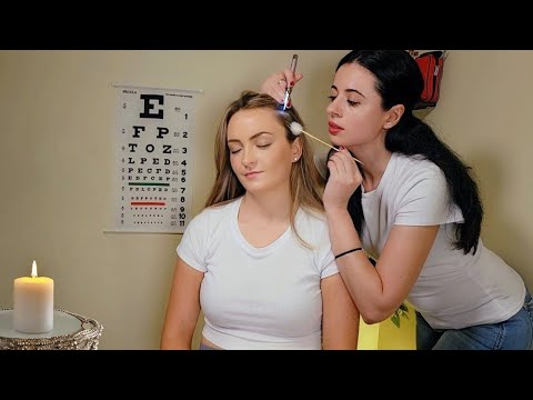 ASMR Scalp Check & Hair Pulling Brushing, Scalp Scratching, Sensory Tests to RELAX Real Person