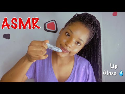 ASMR Lips| Mouth Sounds| Lipgloss
