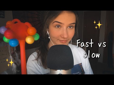 ASMR / Fast triggers vs slow ❤️