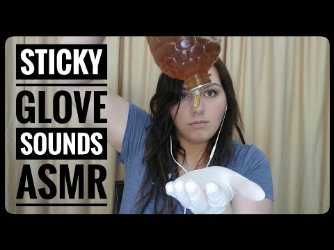 Sticky Gloves ASMR (Latex Gloves and Kitchen Gloves)