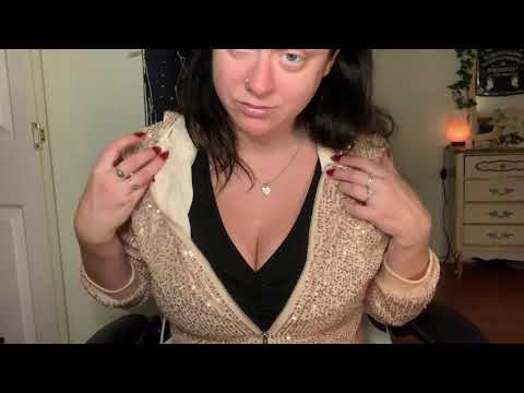 ASMR Fabric Scratching on Sequin Jacket (no talking, fast & aggressive)