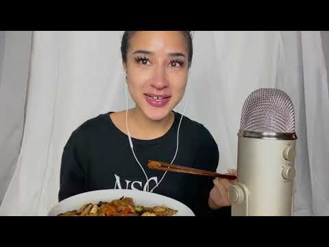 ASMR Super Spicy Drunken Noodle 먹방 (EATING SOUNDS)