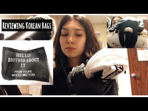 Reviewing Korean Bags(YesStyle)👜[ASMR]