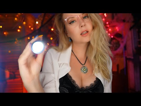ASMR Medical examination by monster assistant 👹 on Halloween 🎃