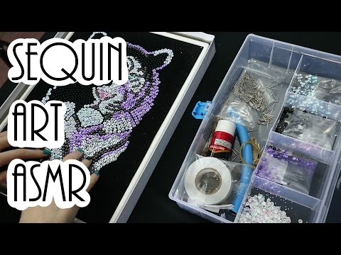 Crafty ASMR: Sequin Art