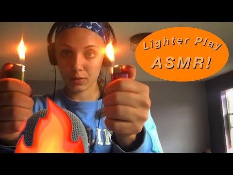 ASMR|| Lighter Play + Fire Play