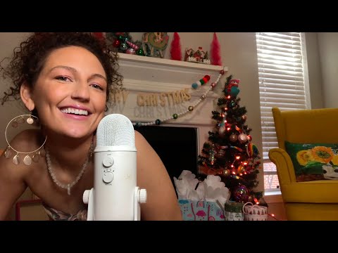 ASMR ~💜  positive affirmations, gum chewing & personal attention 💜