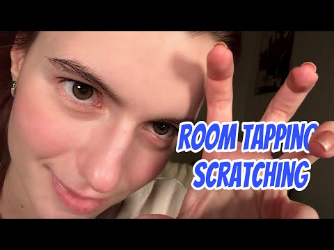 ASMR | Room Tapping and Scratching Fast and Aggressive (no talking, faceless) - perfect for studying