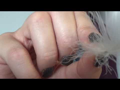 ASMR feather personal attention