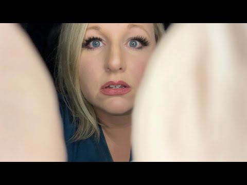 ASMR Examination for Sinus Pressure Roleplay | Face Touching | Gloves