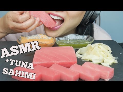 ASMR TUNA SASHIMI (EATING SOUNDS) NO TALKING | SAS-ASMR