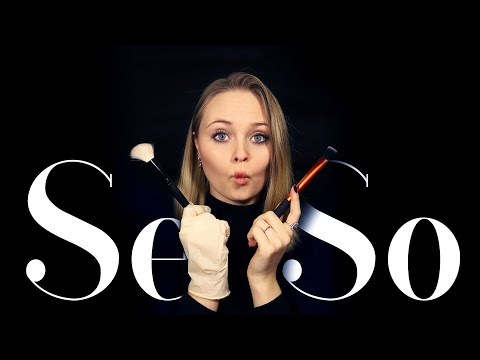 Sensory by Sophie | Introducing myself with triggers (ASMR: brushing, latex gloves, spray sounds...)