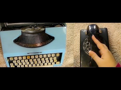 Kickin it Old School: Binaural Typewriter and Rotary Phone ASMR for Relaxation