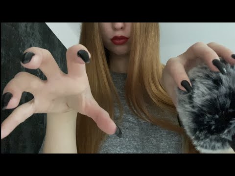 ASMR | INTENSE HEAD MASSAGE with FLUFFY MIC COVER - MASSAGE YOUR HEAD🖐🏼