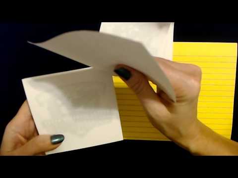 ASMR | Paper Sounds & Peeling Sticky Note Sounds (Whisper)