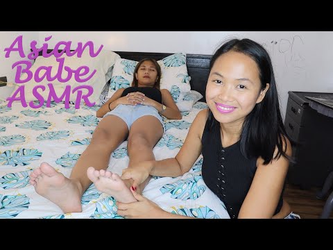 ASMR Foot massage to Relax and make you Sleepy with Herzel!😴