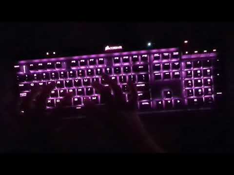 Sleep Relaxation - Keyboard Typing on a Corsair K70