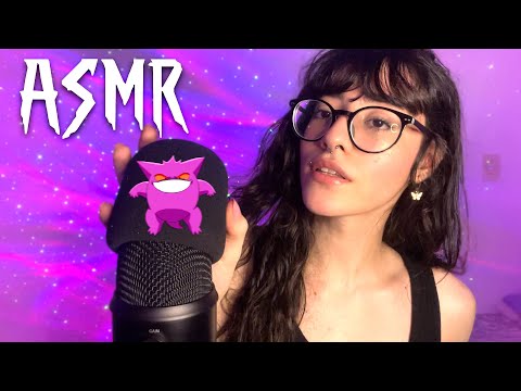 ASMR Triggers no Microfone 💜 Mic Rubbing, Gripping, Pumping, Swirling (fast & aggressive)