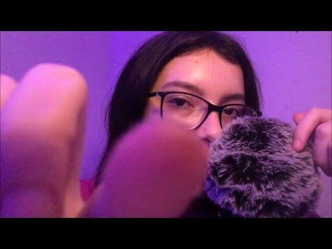 INAUDIBLE WHISPERS + FLUFFY MIC SCRATCHING | ASMR