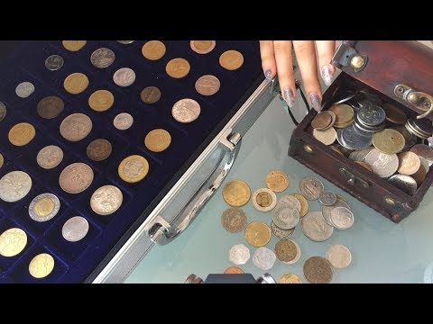 ASMR Vintage Coins Collection - Money from all around the World