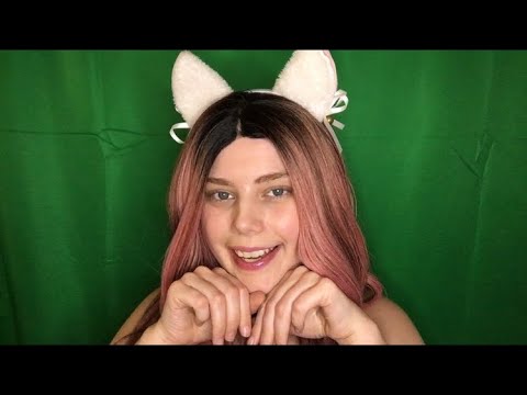 ASMR | Cat Girl (Purring, Meowing, Pawing & “Kitty Cat” Word Repetition) (Requested Patreon Video)