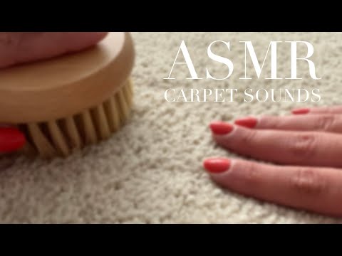 ASMR Fluffy Carpet Scratching And Brushing / Soft And Tingly For Immediate Relaxation (no talking)