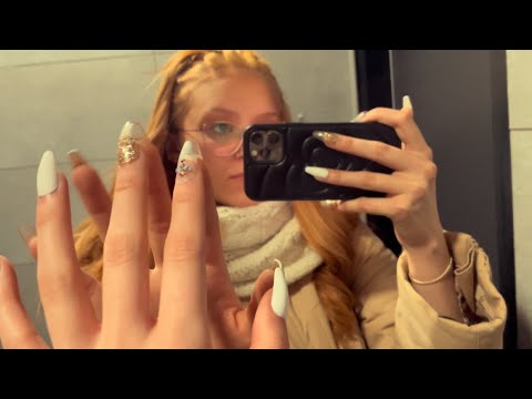 ASMR Tapping My Way Home (School, Outdoors, Thrift Shop etc) [No Talking]