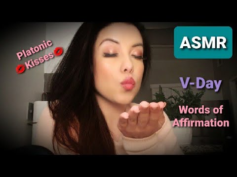 ASMR|💋 🎆KISSES🎆💋Words of Affirmation Valentine's Day Hand Movements