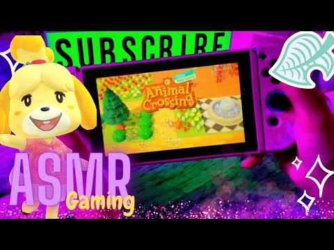 ASMR GAMING 💜 🍃Animal Crossing Gameplay Whispered • Chill • Relax ✨