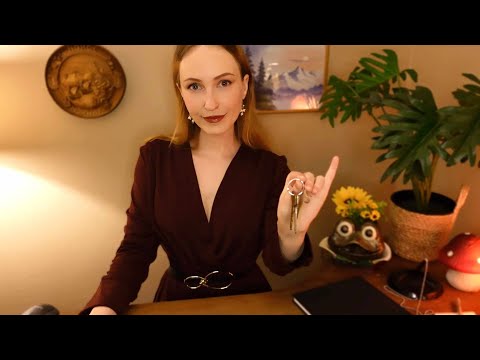 ASMR | Hellig Lund Hotel Check-in🌲 Roleplay (you're in Norway) Typing, Writing, Soft Spoken