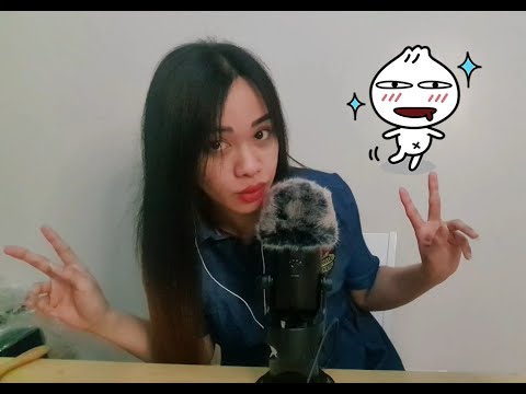 ASMR Tongue Fluttering, Whispering, Finger Snapping, Brushing, Fluffy Mic Cover, Tapping, Scratching