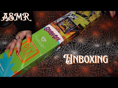 ASMR | Halloween Diamond Art Club Unboxing 🧡🎃