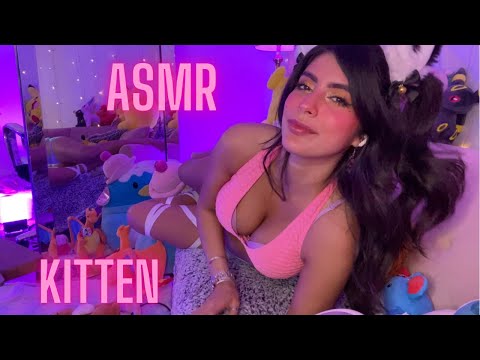 ASMR Kitty MEOW  | Personal Attention / No Talking 🐱 👅 Roleplay