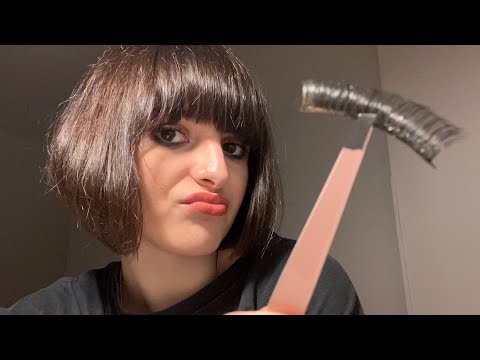 ASMR Weird Girl does your Lash Extensions (she’s rude🤡) | Lofi Roleplay