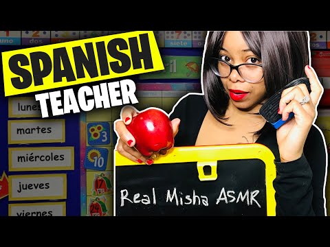 {ASMR} En Espanol | 🍎 Teacher ROLEPLAY✨ Soft Spoken  ✨ *Chalkboard* Spanish