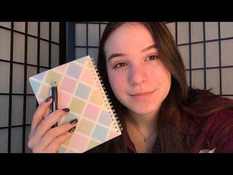 ASMR Interviewing You (Writing and Gum Chewing)