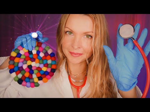 ASMR français ROLEPLAY Infirmière prends soin de toi et te fait l'examen médical et le Check Up