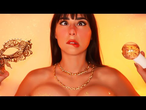 ASMR You are GOLD, Baby 👑 personal attention for sleep, golden triggers, close up face touching