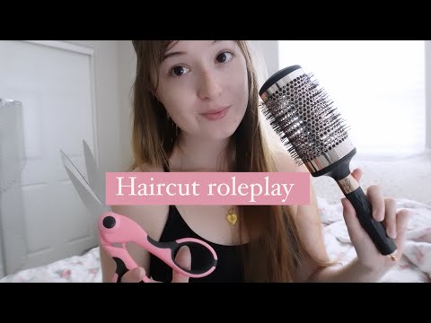 ASMR Friend cuts your hair at home! (Roleplay) 💈