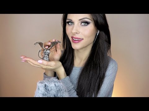ASMR TAPPING AND SCRATCHING SILVER COLLECTION SOFT SPEAKING AND EAR TO EAR WHISPERS WITH BLUE YETI