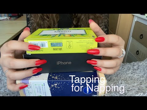 ASMR Tingly Tapping on Cardboard Boxes | for Sleep or Studying [No Talking] 📦 ✨